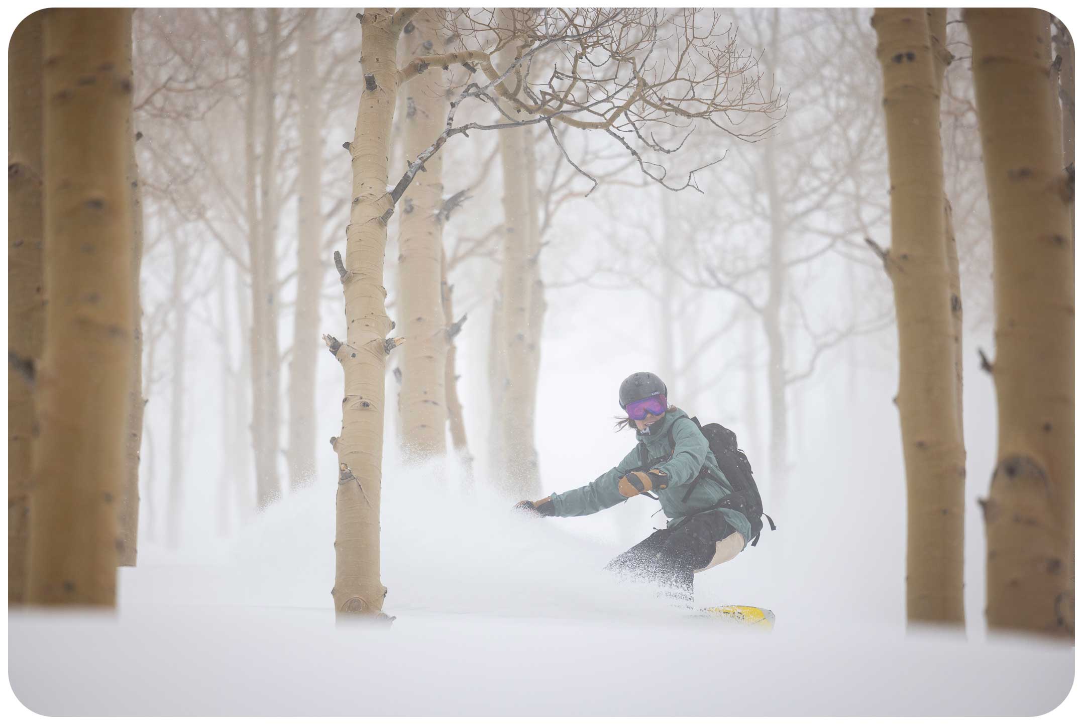 backcountry snowboarding in utah